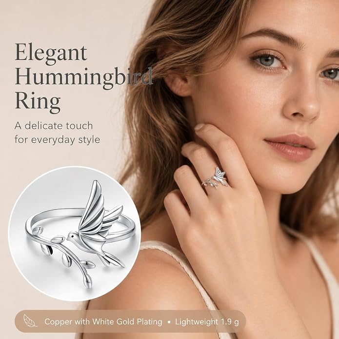 BISAER Evil Eye Ring Snake Ring 925 Sterling Silver Rings For Women Adjustable Octopus Cat Thumb Rings For Women Gothic Vintage Jewelry Gift