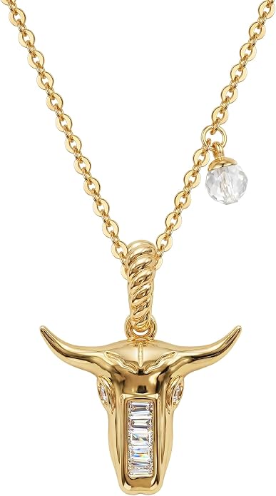 Fashion Dainty Necklace for Women - 14K Gold Plated Detachable Pendant with Cubic Zirconia Accent, Hypoallergenic Layering Jewelry for Women, Trendy Storm Charm Necklace for Daily Wear & Gifting