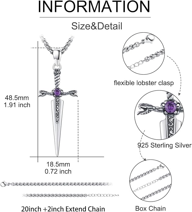 Thors Hammer Necklace - Viking Mjolnir Necklace Nordic Vegvisir Valknut Symbol Pendant 925 Sterling Silver Norwegian Amulet Jewelry Gift for Men Women