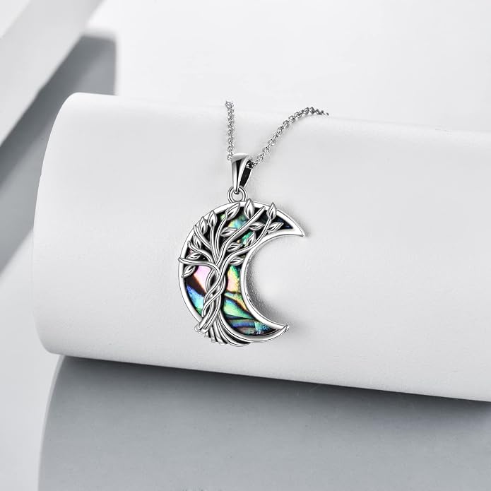 WINNICACA Tree of Life Gifts for Women 925 Sterling Silver Tree of Life Celtic Pendant Necklace Family Irish Jewelry Gifts for Women Wife Girlfriend Anniversary Birthday Gift