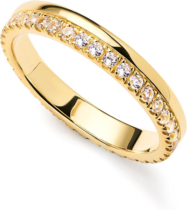 Ana Luisa Gold Rings for Women - 14K Gold Plated Rings for Women Non Tarnish - Trendy Stacking Ring for Daily Wear - Twisted, Heart, Eternity Ring Styles - Hypoallergenic & Water-Resistant Jewelry