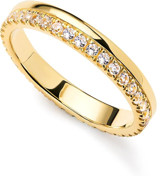 Ana Luisa Gold Rings for Women - 14K Gold Plated Rings for Women Non Tarnish - Trendy Stacking Ring for Daily Wear - Twisted, Heart, Eternity Ring Styles - Hypoallergenic & Water-Resistant Jewelry
