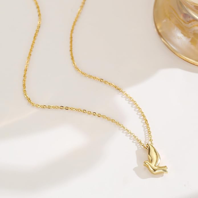 Collner 14K Gold Heart Pendant Necklace for Women Dainty Star Necklace Tiny Evil Eye Choker Necklace Boho Crescent Moon Necklace Minimalist Jewelry