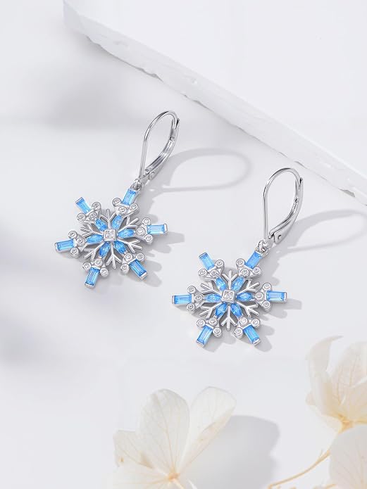 Seiyang Dangle Earrings 925 Sterling Silver Animal/American Flag/Turquoise Dangle Drop Earrings Jewelry Gifts for Women