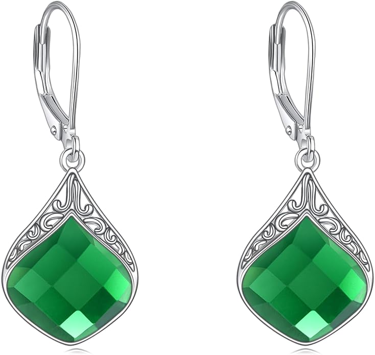 Teardrop Earrings Sterling Silver Filigree Irish Celtic Teardrop Drop Earrings Jewelry Gifts For Women
