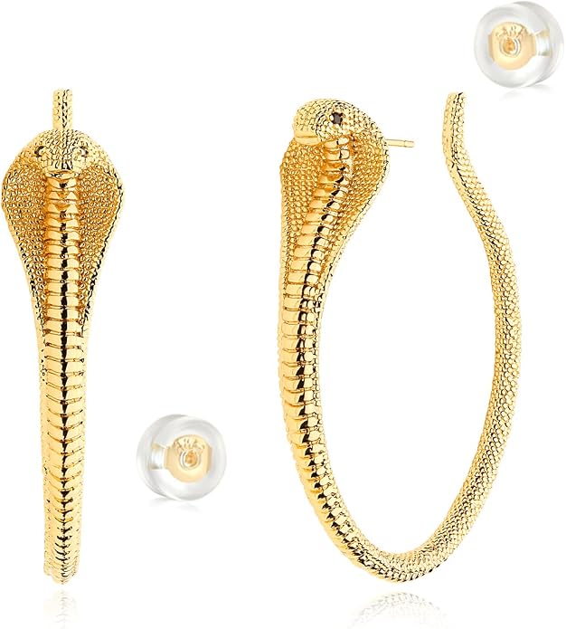 MYEARS Women Hoop Earrings Gold 14K Gold Filled Small Simple Handmade Hypoallergenic Everyday Illusion Jewelry