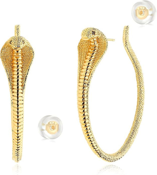 MYEARS Women Hoop Earrings Gold 14K Gold Filled Small Simple Handmade Hypoallergenic Everyday Illusion Jewelry