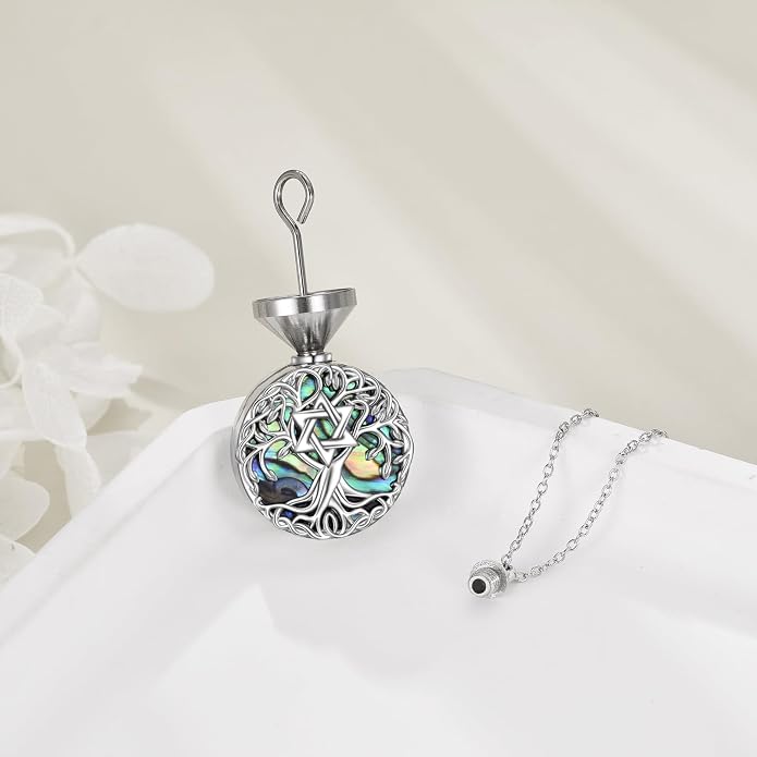 YFN Tree of Life Necklace Sterling Silver Celtic Knot Tree Pendant Jewelry Gifts for Women Men