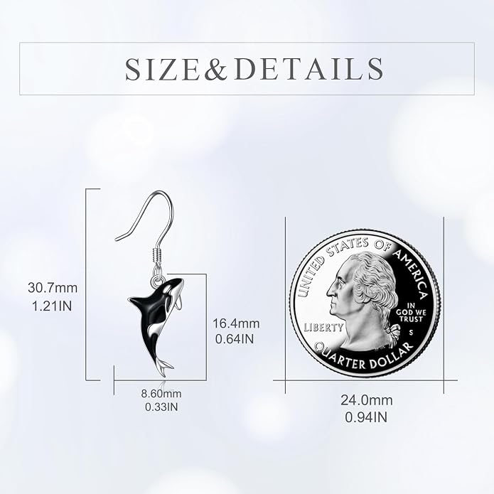 Butterflygold/Cat/dog/Dragonfly/Orca/Bee/Amber/Axolotl/Toothless/Hedgehog/Dragon/Snake/Horse/Mushroom/Anime/Dragonfly Earring for Women Sterling Silver Animals Drop Earring Jewelry Hypoallergenic (silver-butterfly)