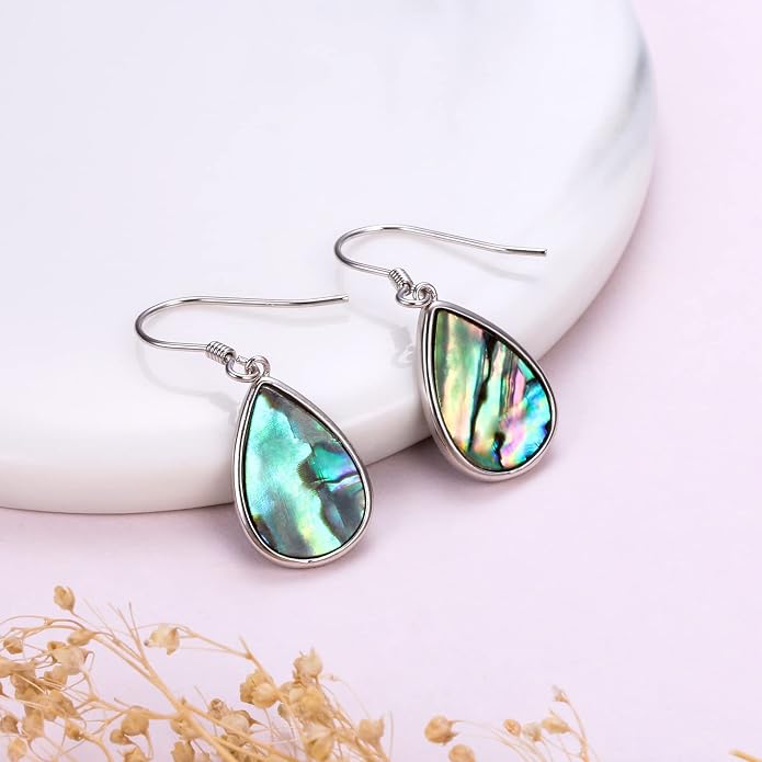 S925 Sterling Silver Vertical Drop Dangle Earrings Gift for Women Teenage