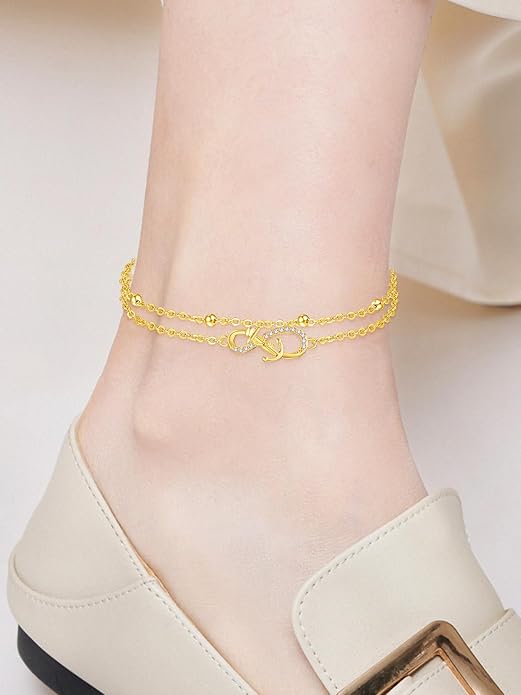 Palpitate Anchor/Infinity/Mermaid Anklets Nautical Ankle Bracelet 925 Sterling Silver Elegance Anklets Jewelry Christmas Gifts for Women