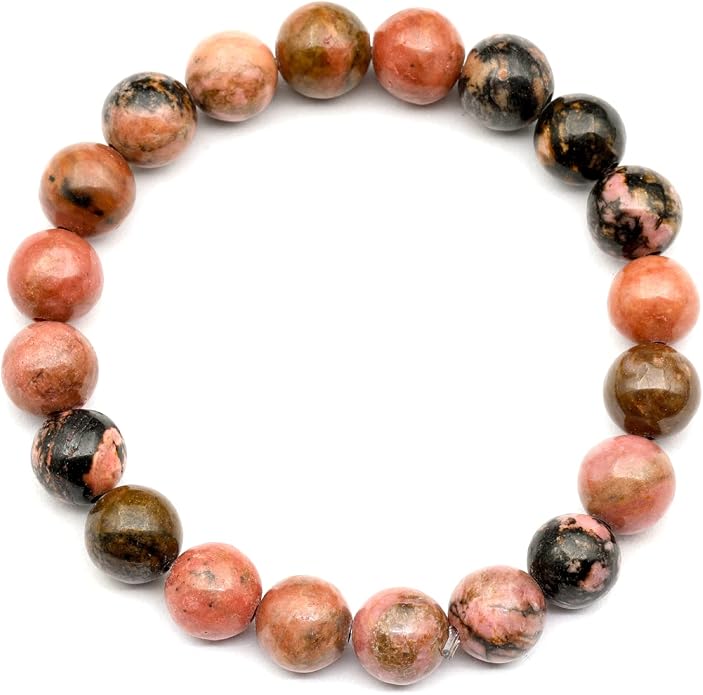 Natural Gemstone Beaded Stretch Bracelet for Men & Women | Handmade 8mm Stone Jewelry | Zodiac Chakra Elastic Bracelet | Meaningful Gift Collection