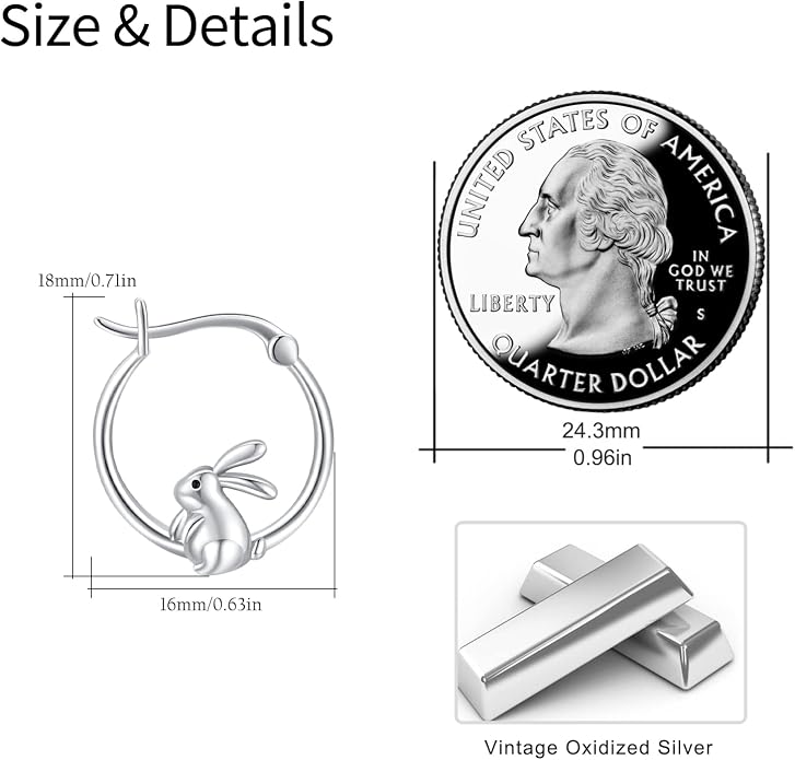 Cute Animal Leverback Earring 925 Sterling Silver Summer Bohemia Beach Theme Earrings for Women