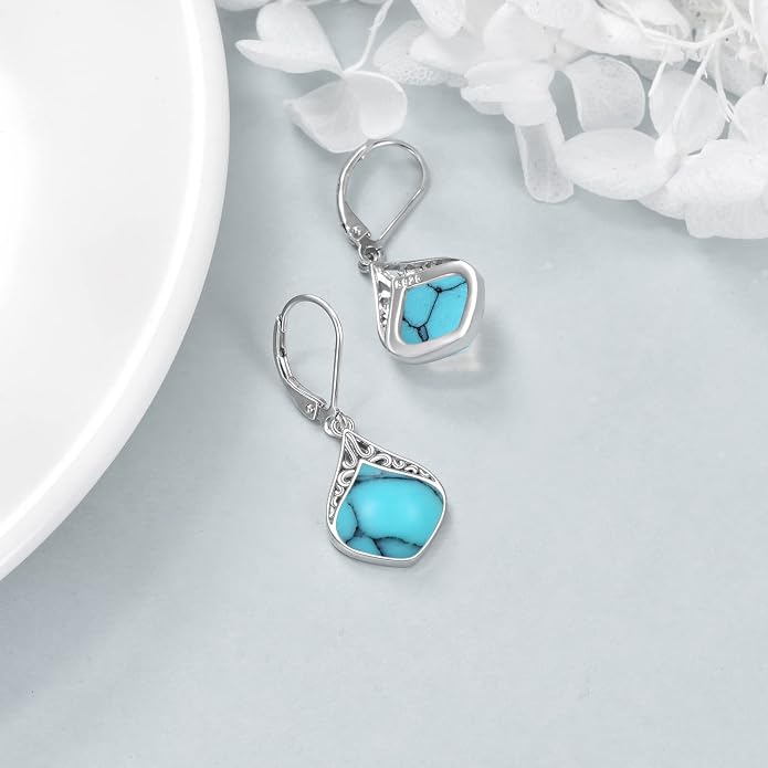 Teardrop Earrings Sterling Silver Filigree Irish Celtic Teardrop Drop Earrings Jewelry Gifts For Women