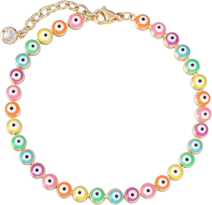 LOYATA Anklet Bracelet 14K Gold Plated Dainty Anklet Chain Waterproof Gold Chain Anklet for Women Cuban Beach Anklet Jewelry Gifts for Women