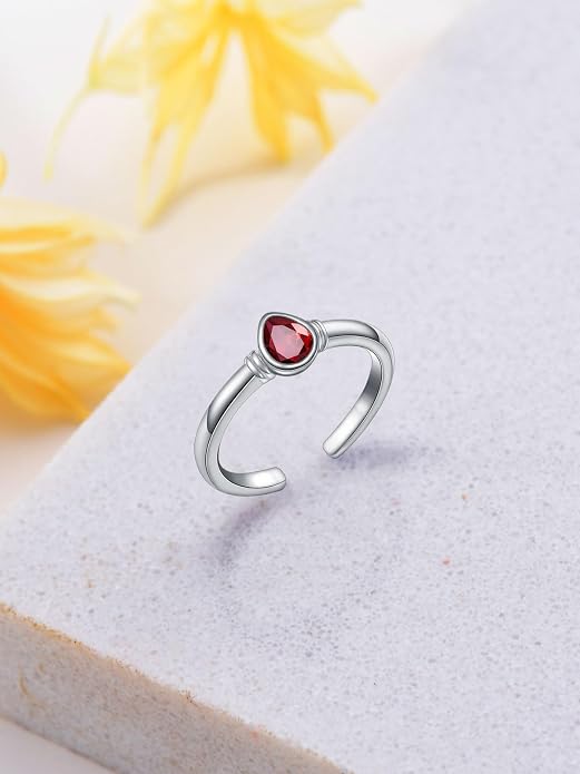 Midari Toe Rings for Women 925 Sterling Silver Hypoallergenic Adjustable Open Band Ring for Women Summer Beach Open Toe Jewelry Foot Jewelry