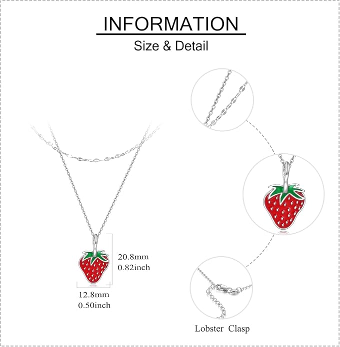 MONGAS Tree of Life/Infinity Cross/Lock and Key/Lotus/Hamsa/Horse/Strawberry/Opal/Lariat/Dragonfly/Heart/Violin Layered Necklace Sterling Silver for Women