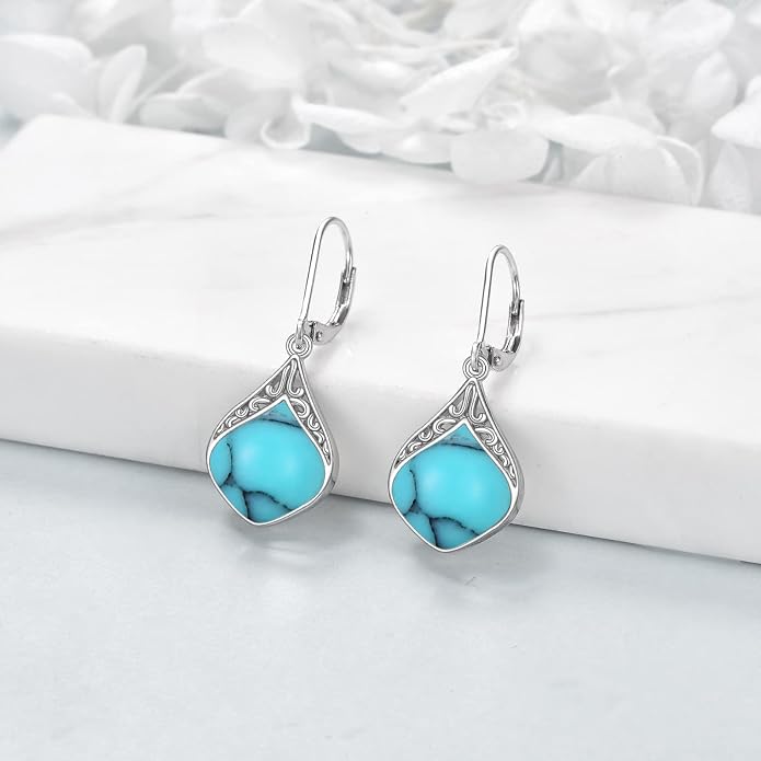 Teardrop Earrings Sterling Silver Filigree Irish Celtic Teardrop Drop Earrings Jewelry Gifts For Women