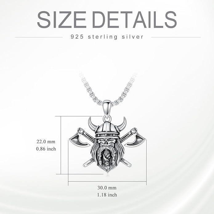 Skull/Skeleton Memento Mori Necklace 925 Sterling Silver Skull/Skeleton Pendant Hourglass Necklace Skull/Skeleton Jewelry for Men Women