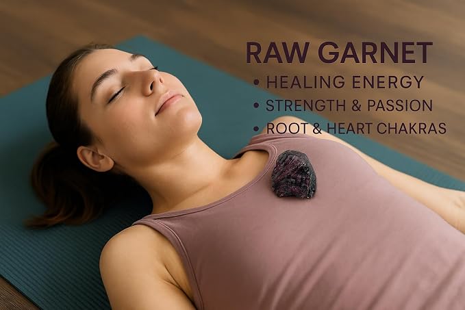 Large 1.25-2.0” Natural Garnet Raw Crystals Stones for Meditation, Chakra, Reiki, Crystal Grid, Energy Work, Wire Wrapping, Tumbling & Spiritual Home Decor