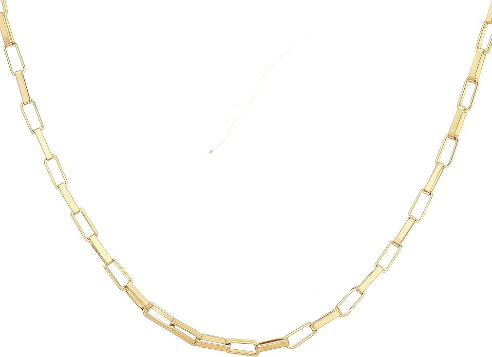 Gold Chain Necklace for Women Dainty Simple Satellite Beaded Twisted Chain Choker Necklace Everyday Jewelry Christmas Gifts
