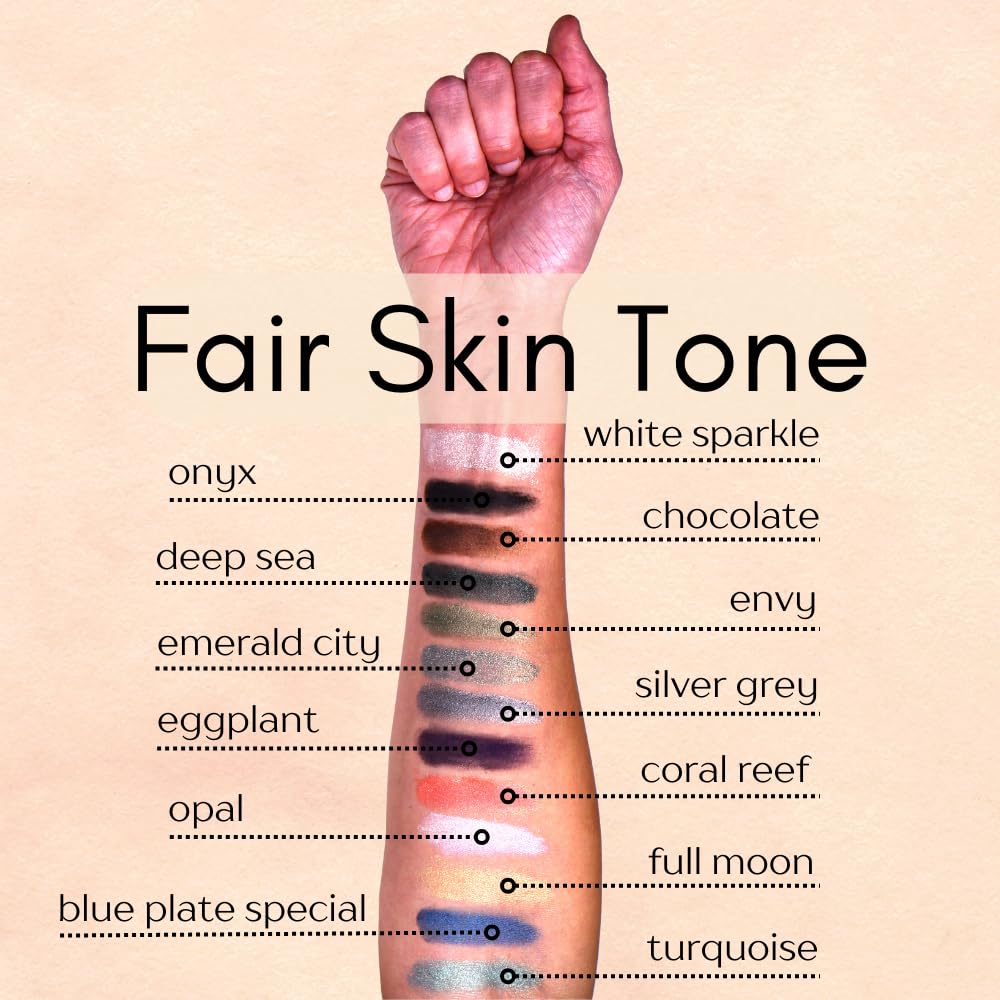 Blue Plate Special Metallic Deep Royal Navy Purple Single Loose Powder Eyeshadow; Vegan, Talc & Paraben Free