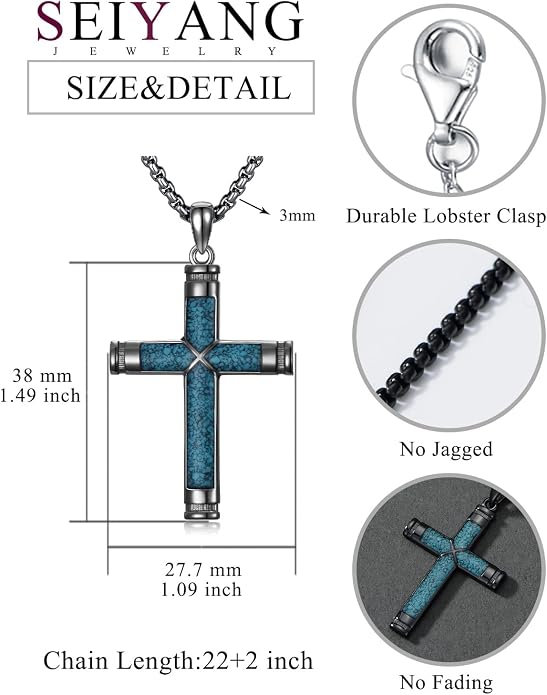 Seiyang Crown of Thorns Necklace 925 Sterling Silver Crown Pendant Amulet Jewelry Gifts (with Gift Box)
