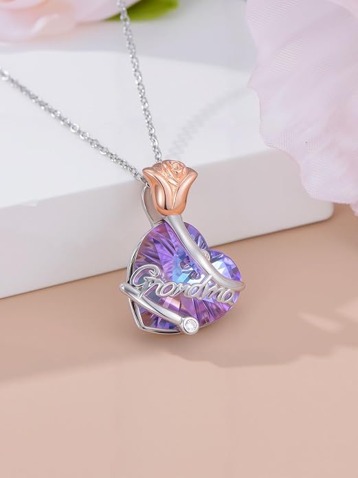 Midari Ocean Necklace 925 Sterling Silver Flamingo Mama Bear Dolphin Penguin Sea Turtle Axolotl Desert Cactus Nautical Rudder Tropical Palm Compass Wave Pendant Boho Jewelry Gifts for Women Men