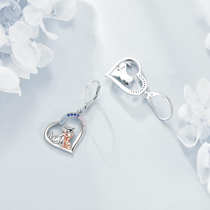 Butterflygold/Cat/dog/Dragonfly/Orca/Bee/Amber/Axolotl/Toothless/Hedgehog/Dragon/Snake/Horse/Mushroom/Anime/Dragonfly Earring for Women Sterling Silver Animals Drop Earring Jewelry Hypoallergenic (silver-butterfly)