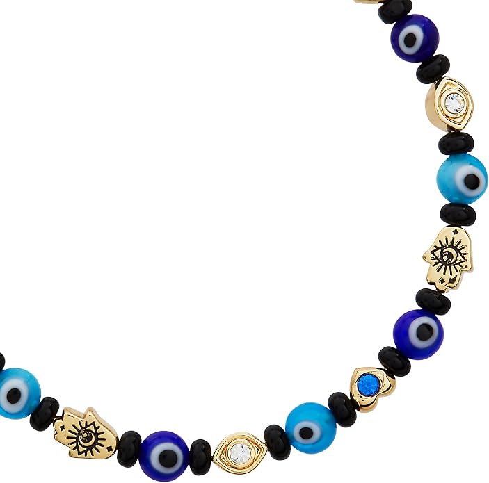 Alex and Ani Evil Eye Bracelets - Sapphire & Crystal Stones, Nickel-Free, Radiant Evil Eye Jewelry for Women