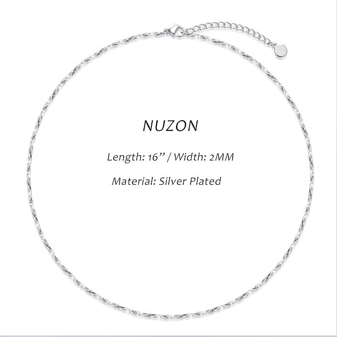 Natural Freshwater Baroque Pearl Necklace 14K Gold Plated Dainty Choker Necklace for Women Girls Snake Chain/Cuban Link/Paperclip/Ball Beaded Chain/Tennis Chain Fashion Jewelry for Gift