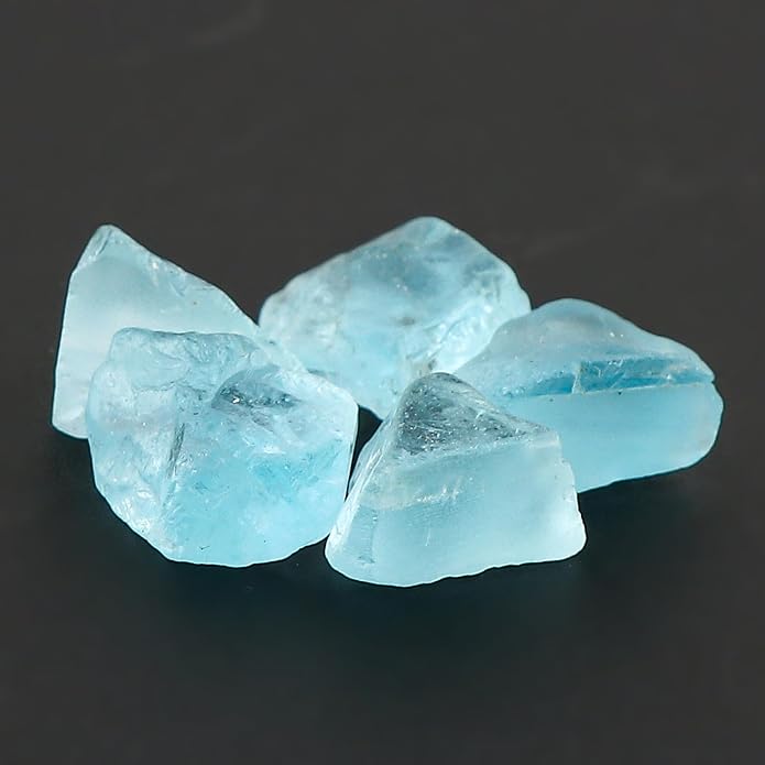 5pcs, Wholesale Raw Natural Gemstones and Crystals, Assorted Rough Stones, Bulk Loose Rock Supplies, DIY Crafts-Jewelry Making, Wire Wrapping, Gem Collection