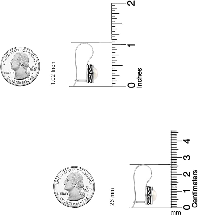 LeCalla 925 Sterling Silver Hammered Earrings for Women | Classic Handmade Textured Hammered Drop Dangle Earring Jewelry Gifts for Birthday Wedding Christmas