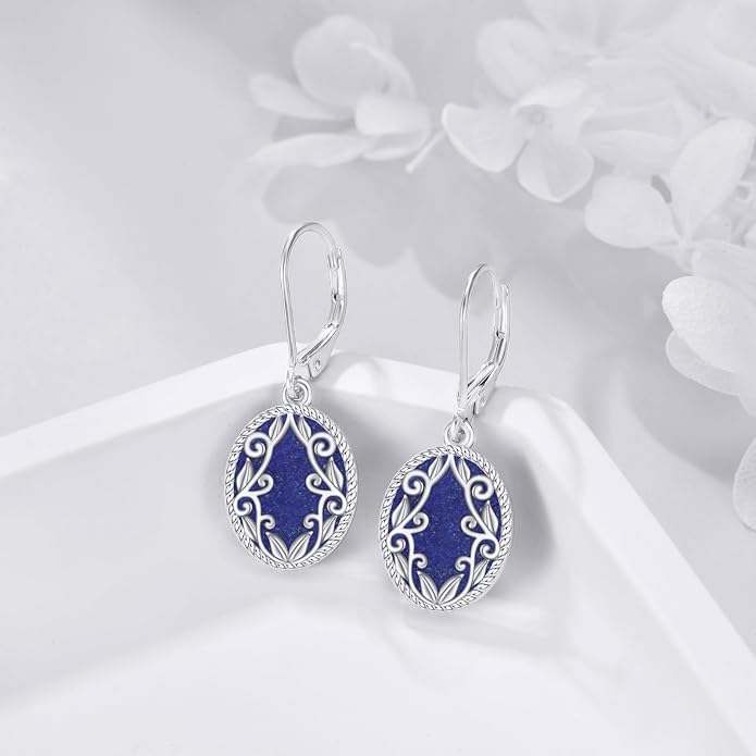Teardrop Earrings Sterling Silver Filigree Irish Celtic Teardrop Drop Earrings Jewelry Gifts For Women
