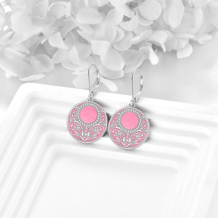 Teardrop Earrings Sterling Silver Filigree Irish Celtic Teardrop Drop Earrings Jewelry Gifts For Women