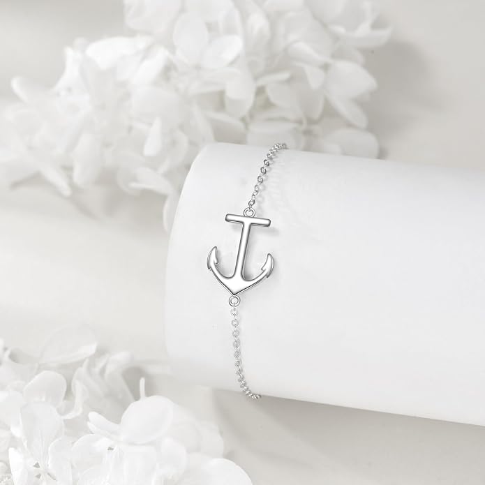 Heart/Starfish/Pineapple/Anchor/Sea Turtle/Butterfly/Celtic/Whale Tail bracelet Anklets for Women 925 Sterling Silver Anklets Jewelry for Women