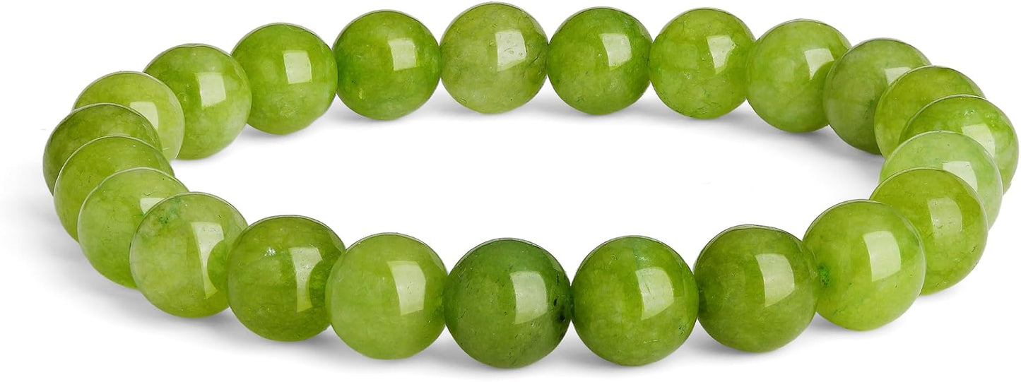 Crystal Vibe - Healing Crystal Bracelet for Women & Men | Natural Gemstone Bead Bracelet | Adjustable Handmade Energy Stone Bracelet | Bracelet for Meditation, Yoga & Daily Wear | Multiple Types