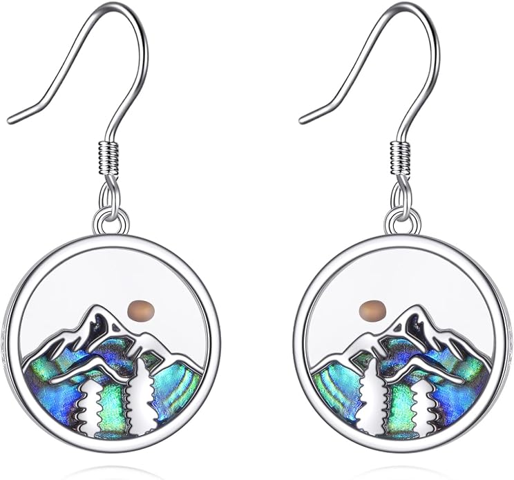 Birthstone Tree of Life Earrings for Women 925 Sterling Silver Life Tree Dangle Earrings Jewelry Gifts