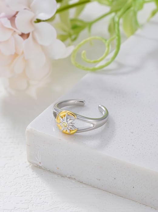 Midari Toe Rings for Women 925 Sterling Silver Hypoallergenic Adjustable Open Band Ring for Women Summer Beach Open Toe Jewelry Foot Jewelry