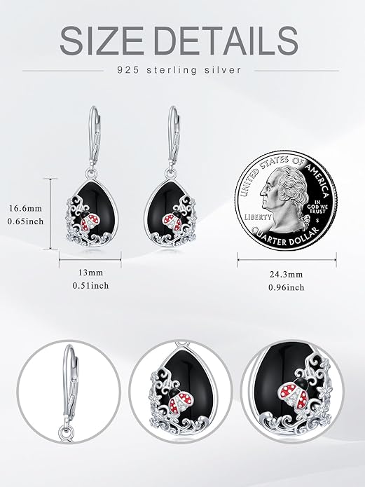 Dorunmo 925 Sterling Silver Western Dangle Earrings for Women Bohemian Earrings Hypoallergenic Christmas Jewelry Gifts for Women