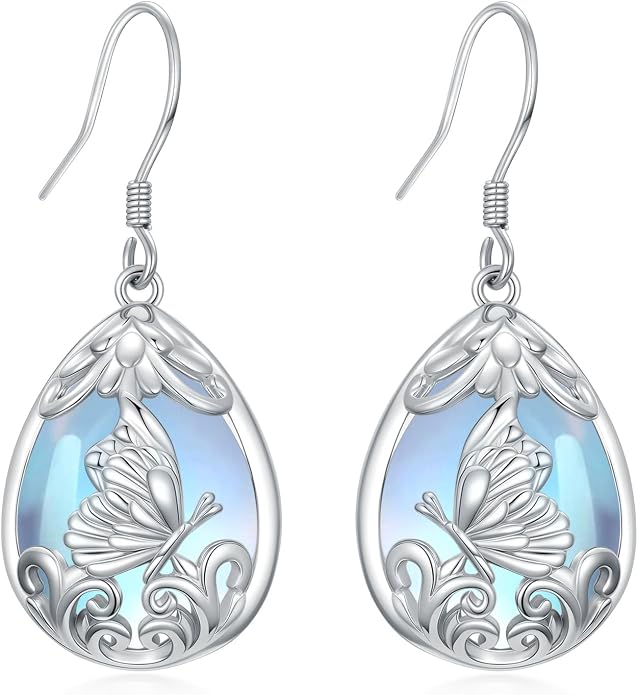 Midari Heart Dangle Earrings 925 Sterling Silver Leverback Drop Earrings Teacher Music Art Jewelry Gifts for Women Students Apple/Guitar/Palette/Note Design