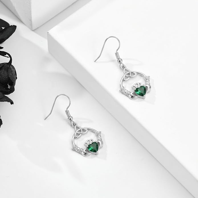 Teacup/Claddagh/Lilith/Book Cat/Star/French Horn/Horse Shoe/Filigree dangle earrings Cute Earrings Jewelry for Women