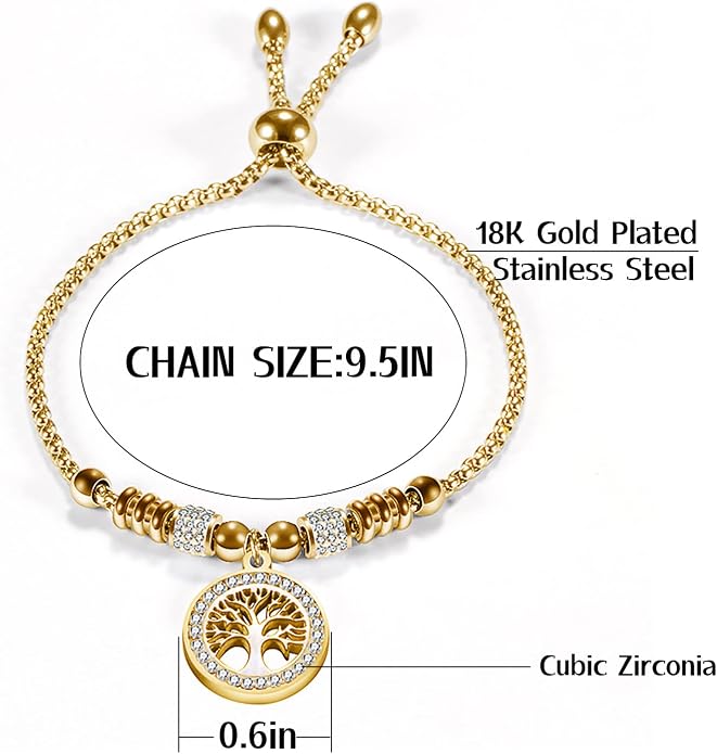 Evil Eye Bracelets 18k Gold Plated Adjustable ojo Bracelet Gold Evil Eye Bracelet for Protection, The Evil Eye Silver Bracelet Gifts for Women and Men