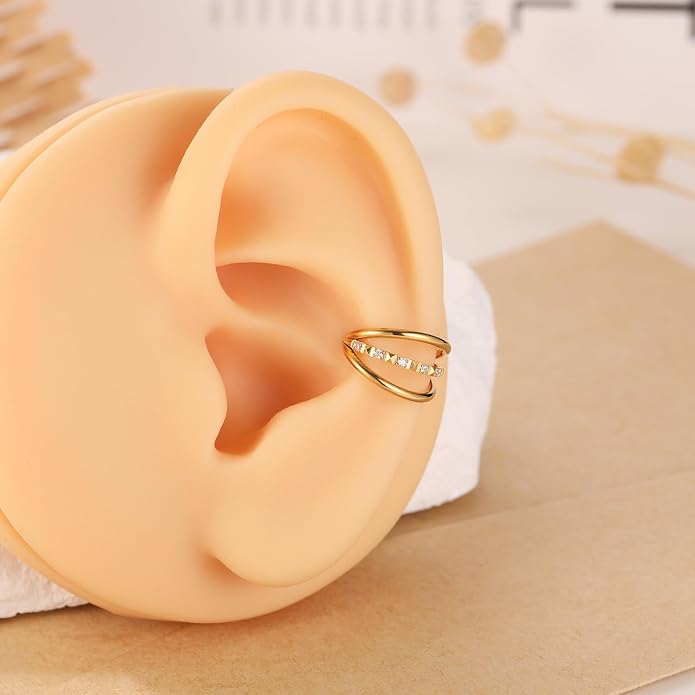 316L Surgical Steel Septum Clicker Ring Nose Ring Hoop Sleeper Hoop Earring Helix Rook Conch Cartilage Daith Tragus Earrings Lobe Nose Piercing Jewelry for Women