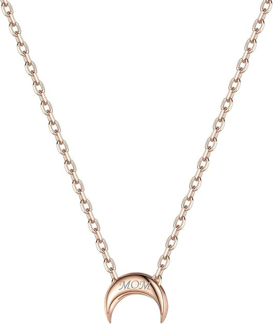 ChicSilver 925 Sterling Silver Cross/Heart/Butterfly/Star/Moon Necklace for Women, Hypoallergenic Dainty Small Silver Pendant Necklaces (with Gift Box)
