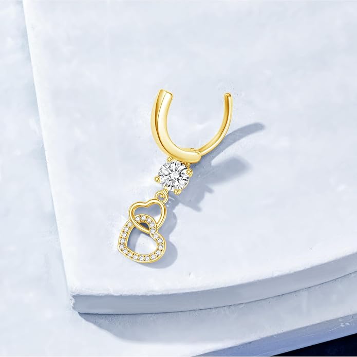 Butterfly Cross Shark Belly Button Ring 925 Sterling Silver Clicker Belly Rings Dangle Navel Ring Hypoallergenic Navel Piercing Belly Piercing Jewelry Gifts for Women