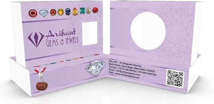 Arihant Gems And Jewels Reiki/Yoga Healing Crystal Stretchable Bracelet,100% Natural And Certified, Astrological Gemstone, Unisex Both For Men & Women - (8 Mm)