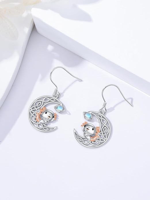 Seiyang Dangle Earrings 925 Sterling Silver Animal/American Flag/Turquoise Dangle Drop Earrings Jewelry Gifts for Women
