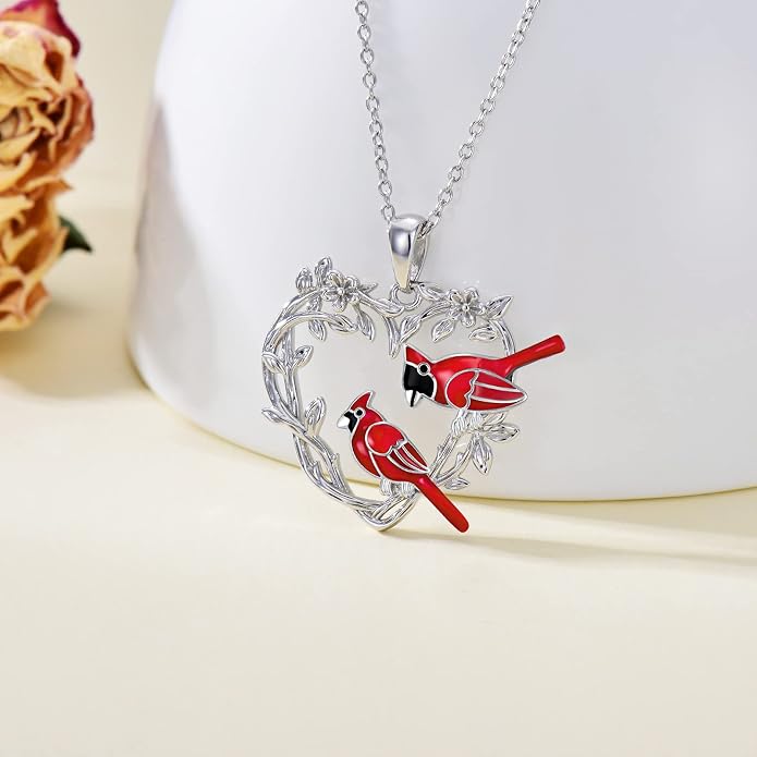 Cross Necklace for Women 925 Sterling Silver I Love You Necklace Religious Jewelry with Gift Box for Mother Daughter