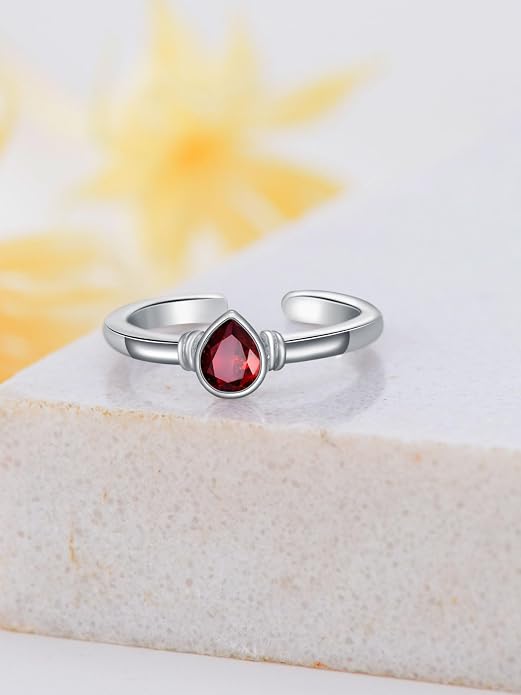 Midari Toe Rings for Women 925 Sterling Silver Hypoallergenic Adjustable Open Band Ring for Women Summer Beach Open Toe Jewelry Foot Jewelry